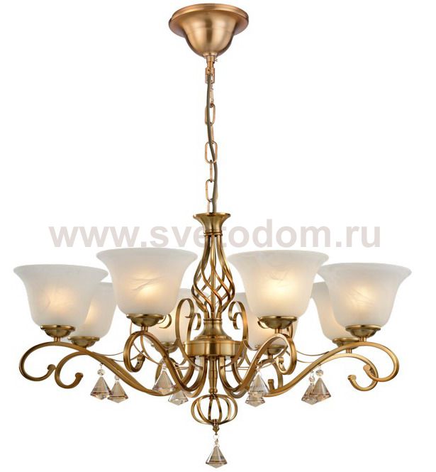 Подвесная люстра Arte lamp A8391LM-8PB CONO