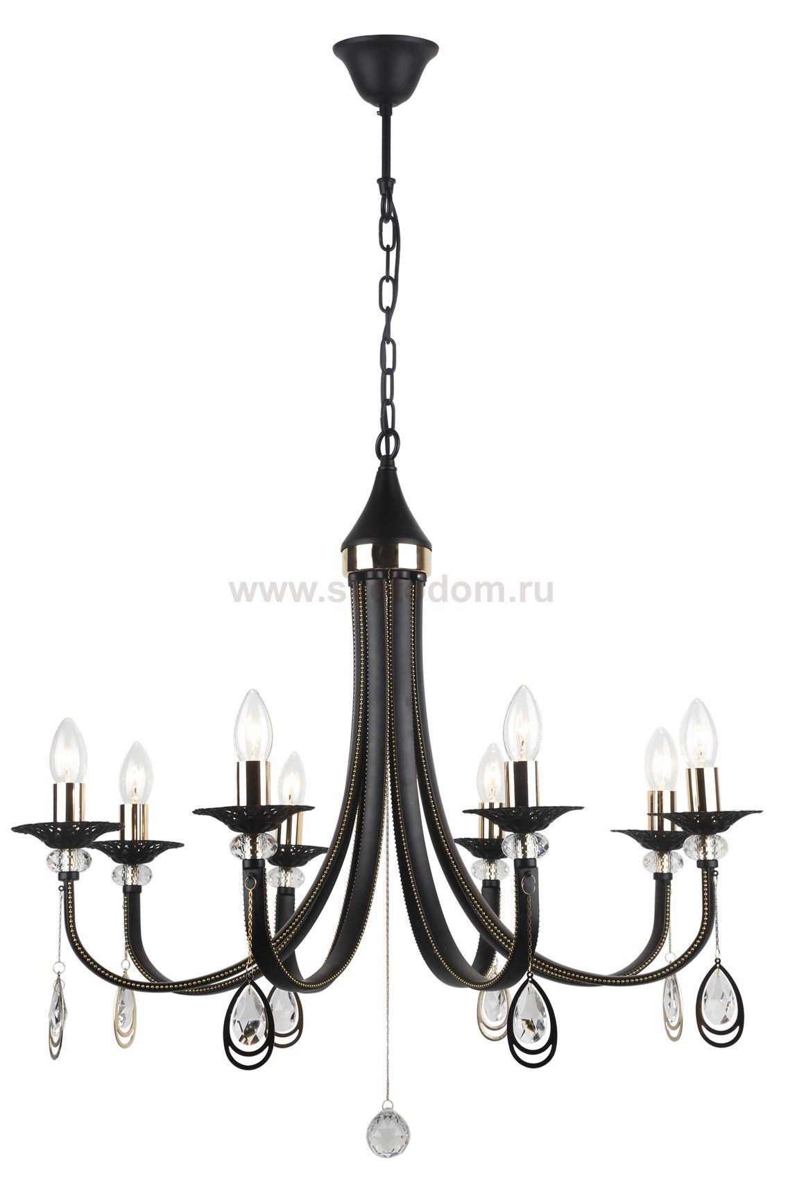 Светильник подвесной Arte lamp A8540LM-8BK DALLAS