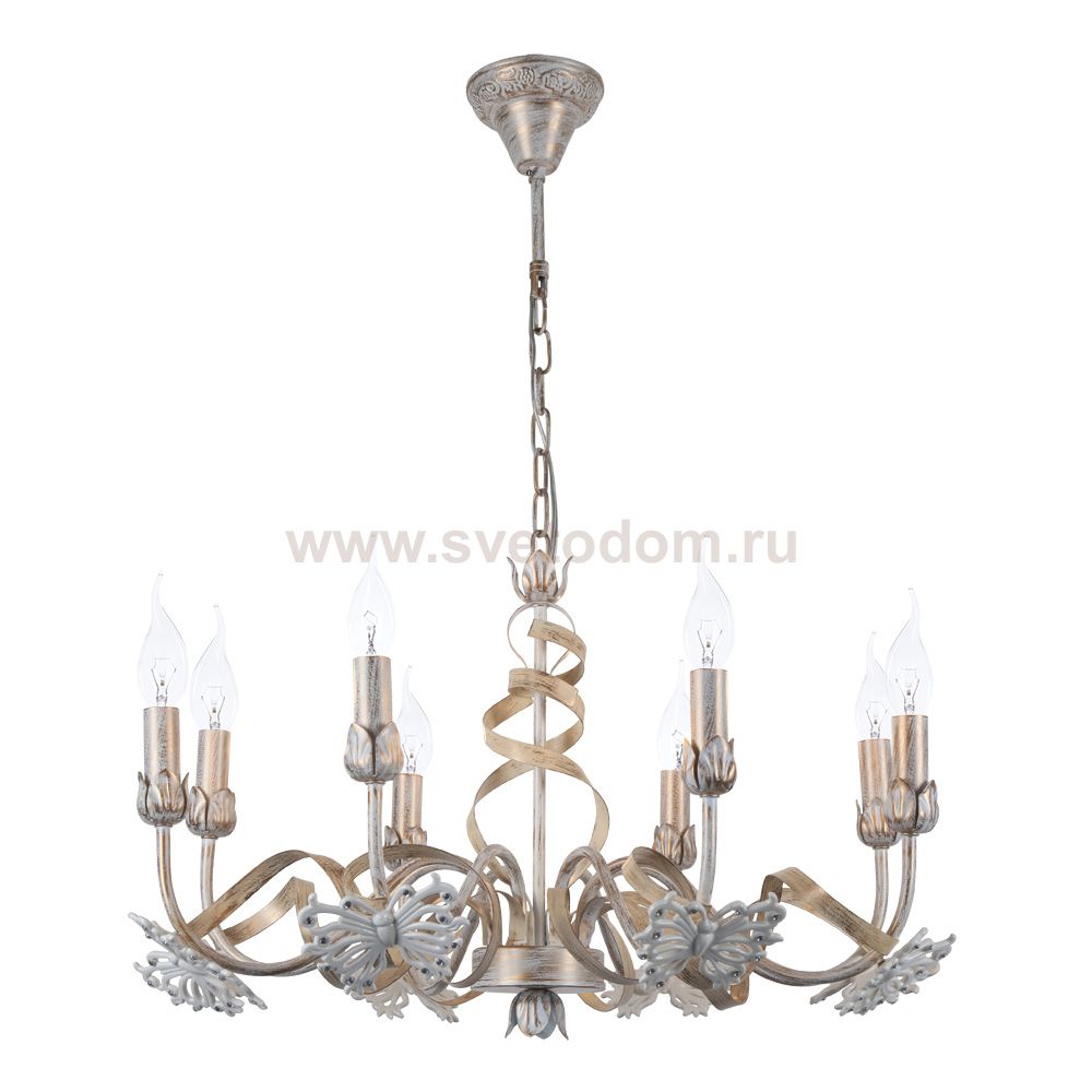 Люстра подвесная Arte lamp A8626LM-8WG Libellula
