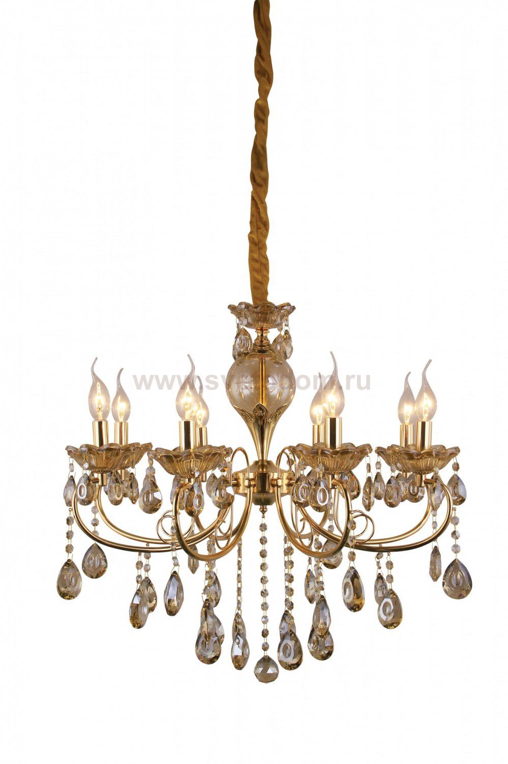 Подвесная люстра Arte lamp A8791LM-8GO SolfEggio