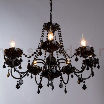 Люстра черная Arte lamp A8918LM-7BK Odillia