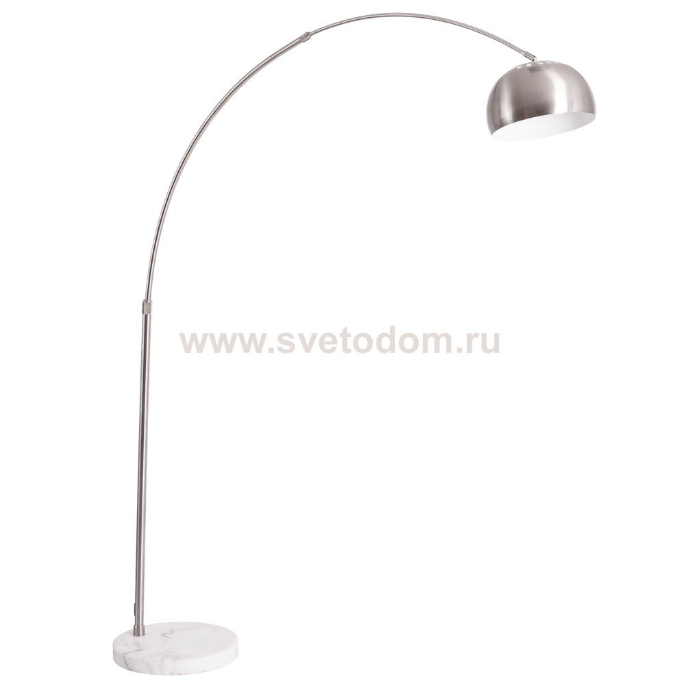 Торшер изогнутый Arte Lamp A8926PN-1SS ARCO