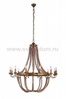 Подвесная люстра Arte lamp A8957LM-12BZ Amaca