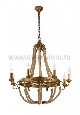 Подвесная люстра Arte lamp A8957LM-8BZ Amaca
