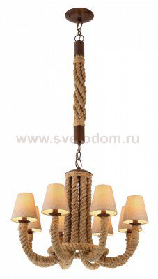 Подвесная люстра Arte lamp A8958LM-8BR Corda