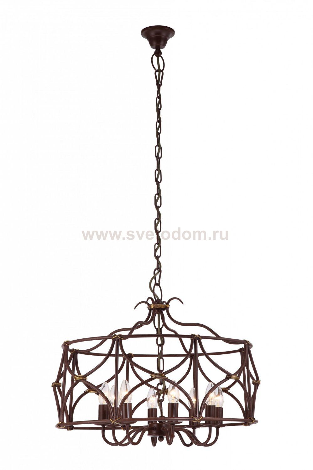 Подвесная люстра Arte lamp A8959SP-8BR Bellator