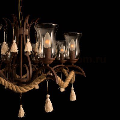 Подвесная люстра Arte lamp A8989LM-8BR Galeone