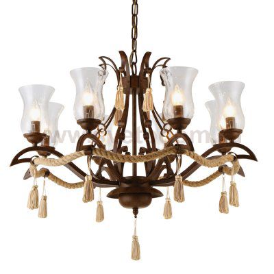 Подвесная люстра Arte lamp A8989LM-8BR Galeone