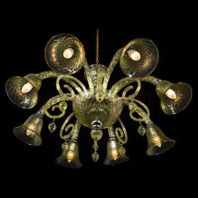 Потолочная люстра Arte lamp A9002PL-8CC Corno