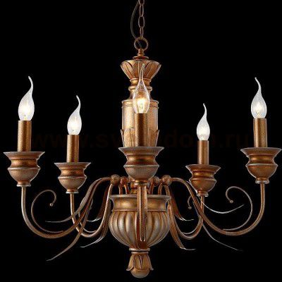Люстра Arte lamp A9075LM-5GA Doratura