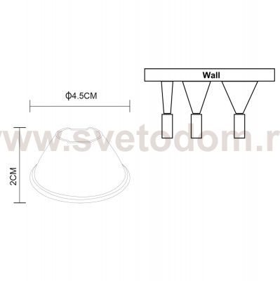 Линза 12гр. A911012 Arte lamp для спота Soffitto