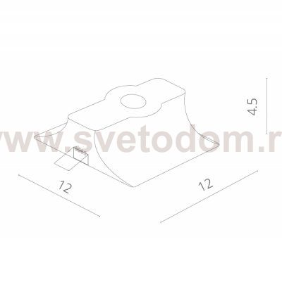 Точечный светильник Arte lamp A9110PL-1WH Invisible