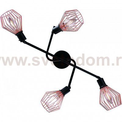 Потолочная люстра Arte lamp A9164PL-4BK Grato