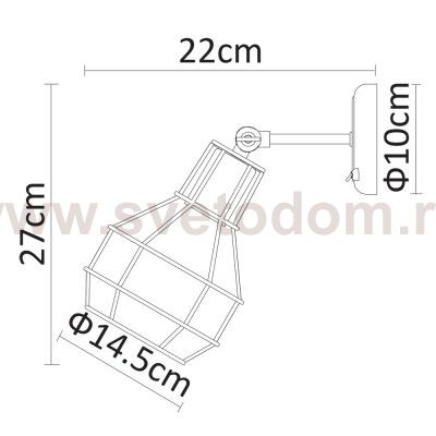 Светильник бра белый Arte Lamp A9182AP-1WH INTERNO