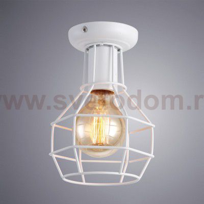 Светильник потолочный белый Arte Lamp A9182PL-1WH INTERNO