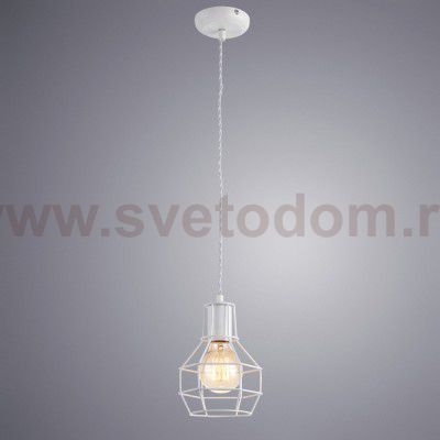 Светильник подвесной белый Arte Lamp A9182SP-1WH INTERNO