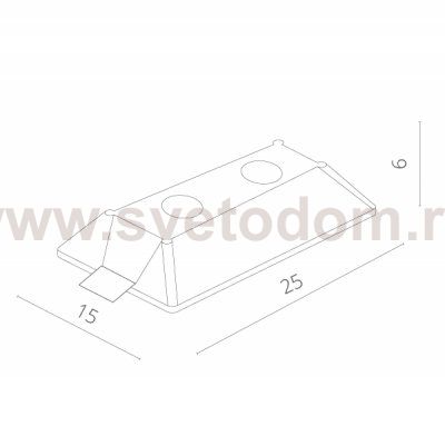 Точечный светильник Arte lamp A9214PL-2WH Invisible