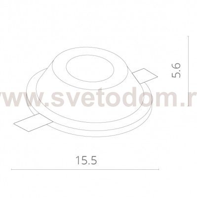 Точечный светильник Arte lamp A9215PL-1WH Invisible