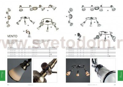 Светильник потолочный Arte lamp A9231PL-3AB VENTO