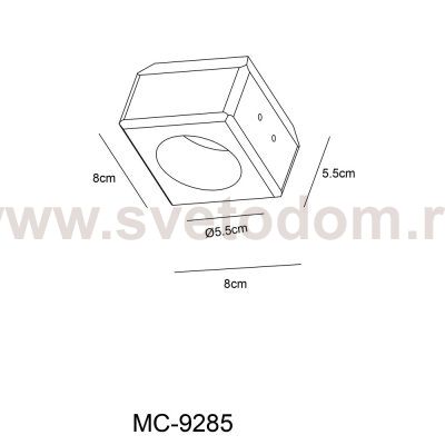 Светильник потолочный Arte lamp A9285PL-1WH INVISIBLE