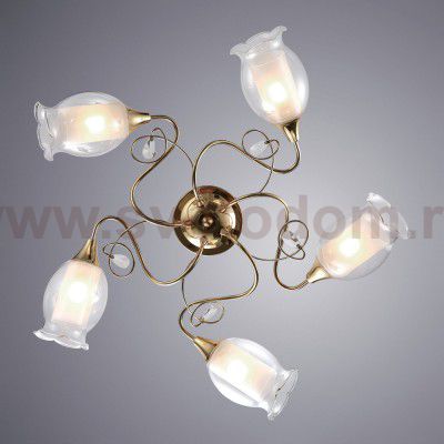 Светильник потолочный Arte lamp A9289PL-5GO Mughetto