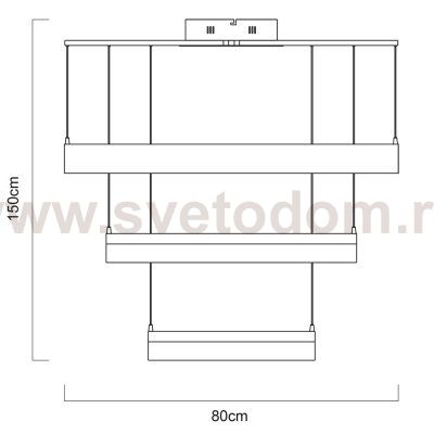 Светильник подвесной Arte lamp A9300SP-3WH ROTONDO