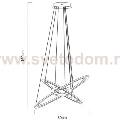 Светильник подвесной Arte lamp A9305SP-3WH ROTONDO TUTTO