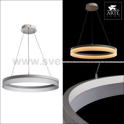 Светильник подвесной Arte lamp A9306SP-1WH ROTONDO