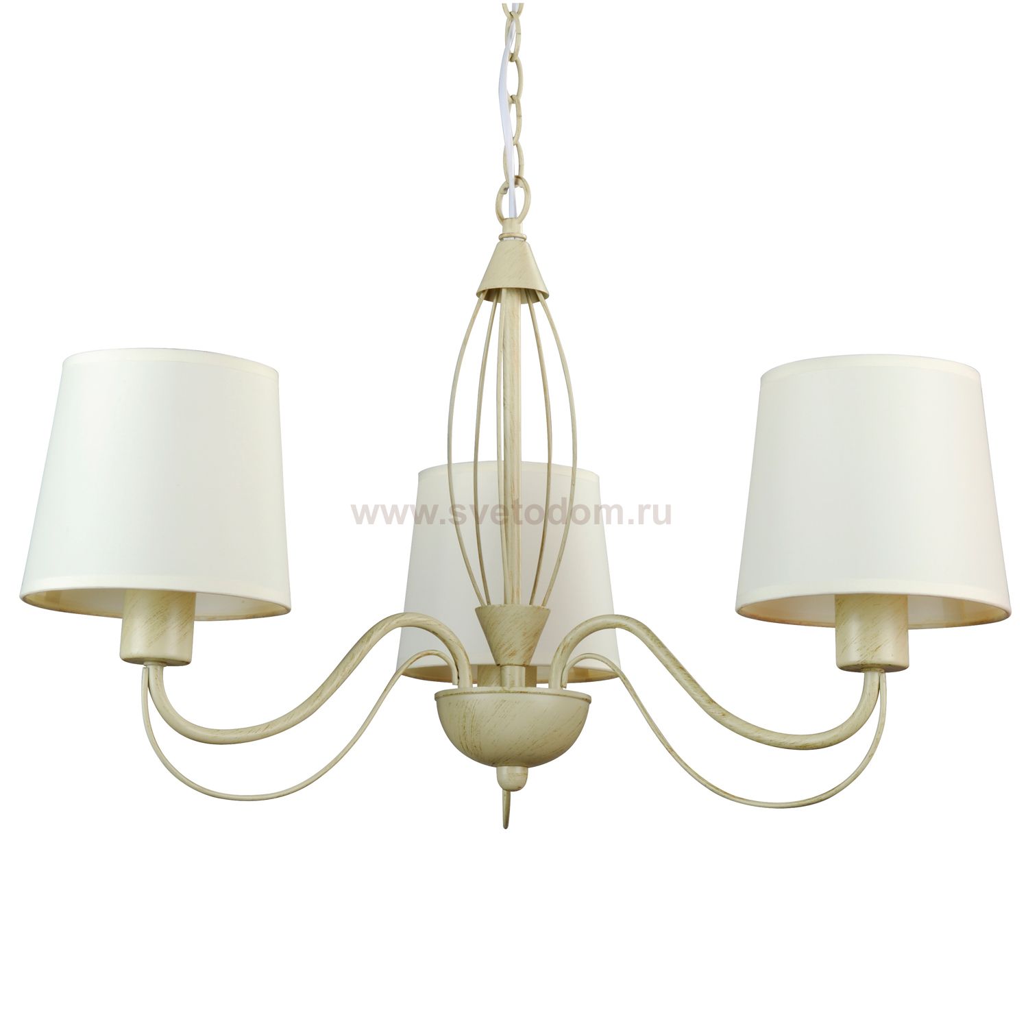 Люстра белая классическая Arte lamp A9310LM-3WG Orlean