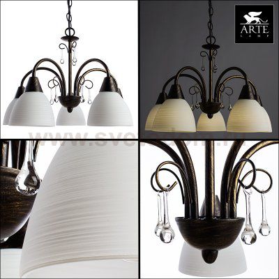 Светильник подвесной Arte lamp A9312LM-5BR SEGRETO