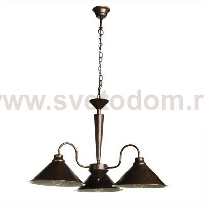 Люстра металлическая Arte lamp A9330LM-3BR Cone