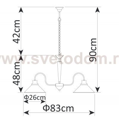 Люстра Arte lamp A9330LM-5BR Cone