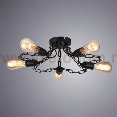 Люстра потолочная Arte Lamp A9344PL-5BK