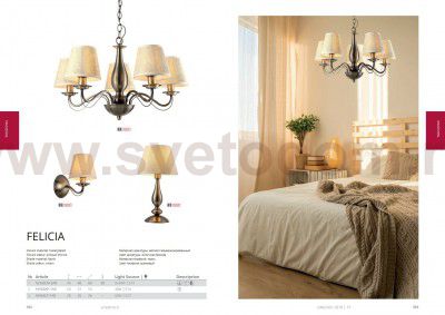 Светильник бра Arte Lamp A9368AP-1AB FELICIA