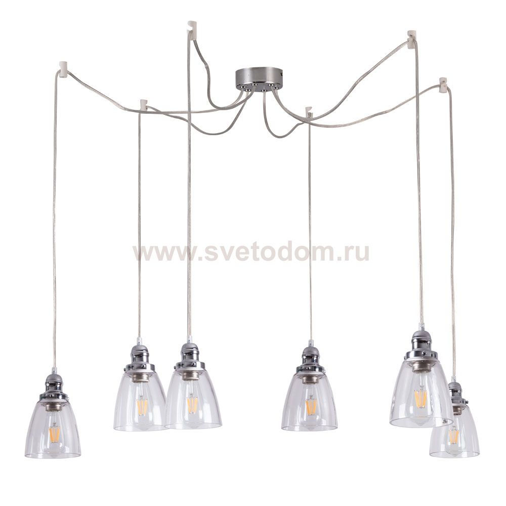 Светильник подвесной Arte Lamp A9387SP-6CC TRENTO