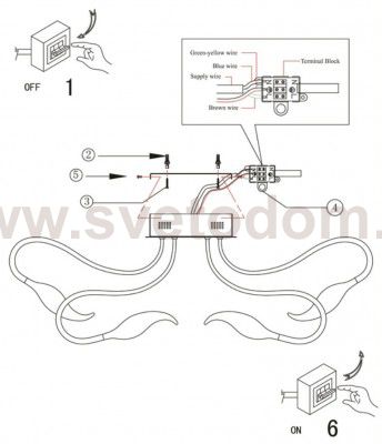 Люстра диодная Arte Lamp A9475PL-9WH
