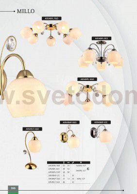 Настольная лампа Arte lamp A9549LT-1GO Millo