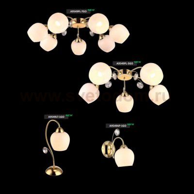 Светильник потолочный Arte lamp A9549PL-5GO MILLO