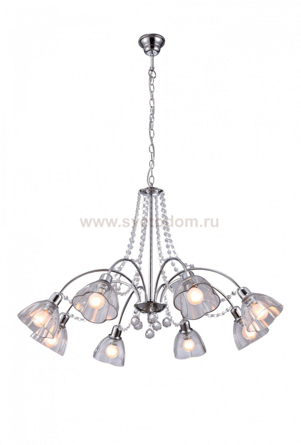 Подвесная люстра Arte lamp A9559LM-8CC Silenzio