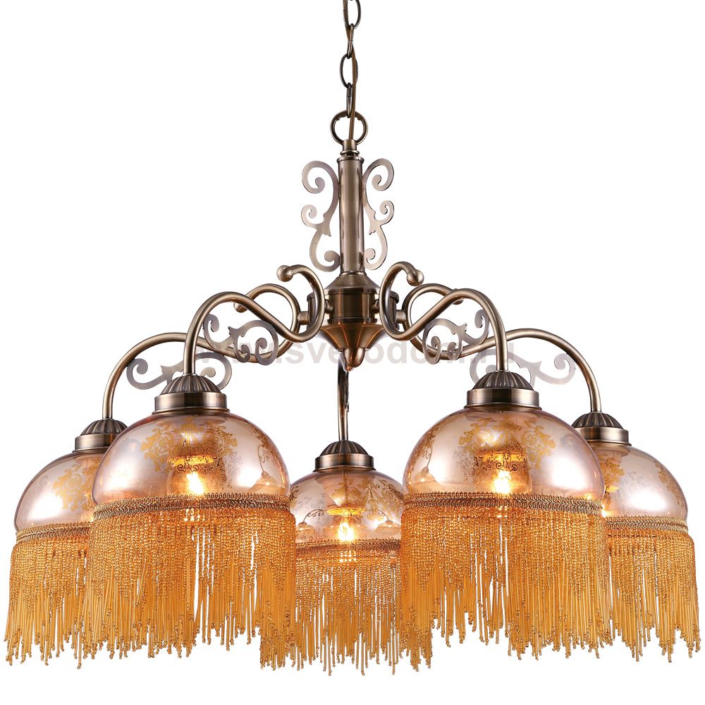 Люстра подвесная Arte lamp A9560LM-5AB Perlina
