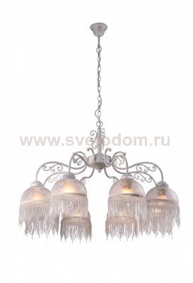 Подвесная люстра Arte lamp A9560LM-8WG Perlina