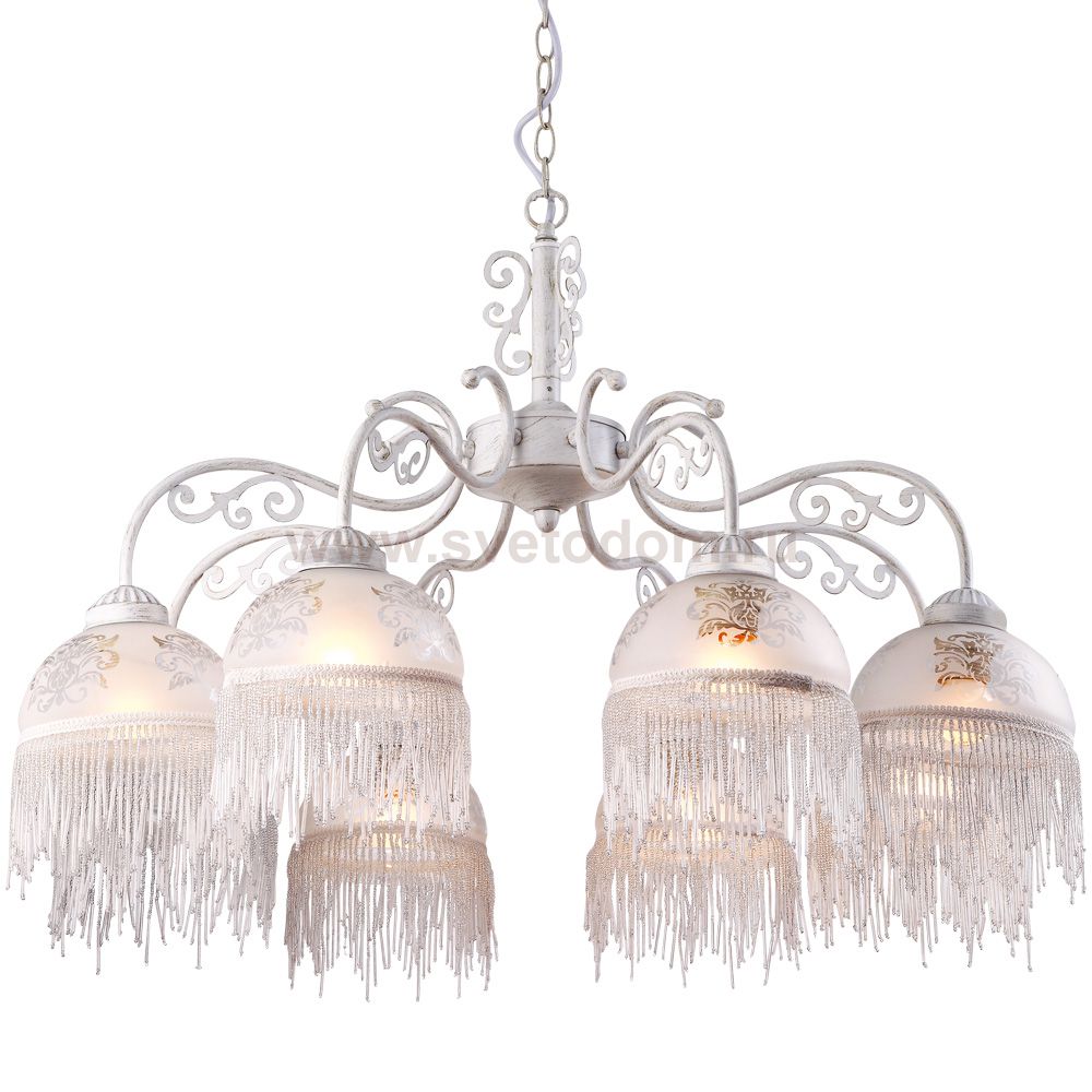 Подвесная люстра Arte lamp A9560LM-8WG Perlina