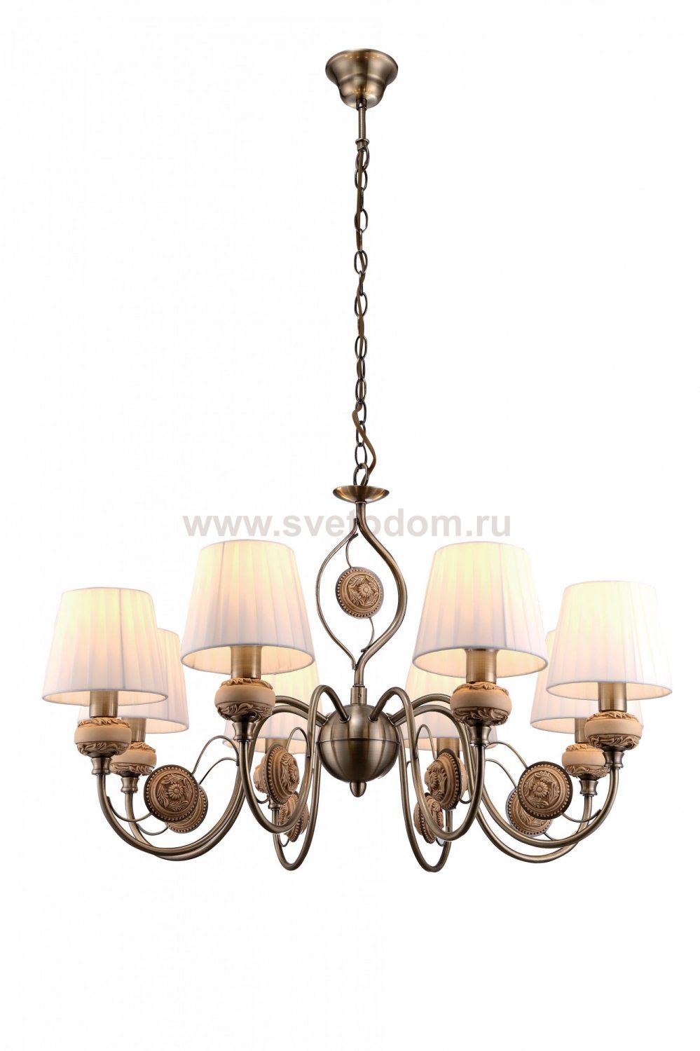 Подвесная люстра Arte lamp A9583LM-8AB Intaglio