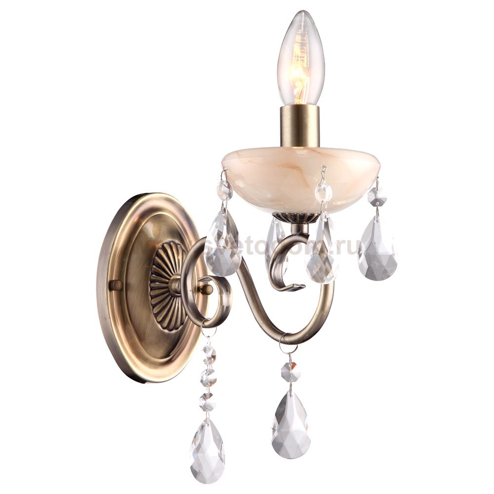 Светильник настенный Arte lamp A9591AP-1AB ONYX RED