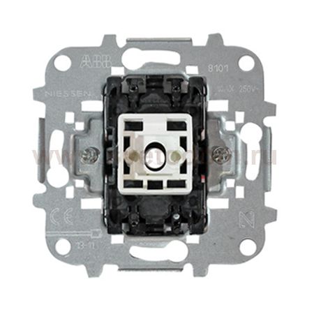 Механизм 1-клавишного выключателя 10А 250В [NIE 8101] 8101