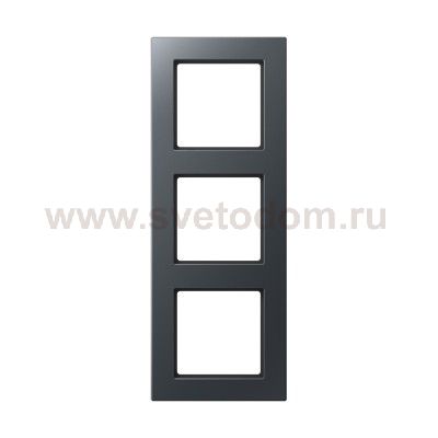 JUNG A сreation Антрацит матовый Рамка 3-я (AC583BFANM)