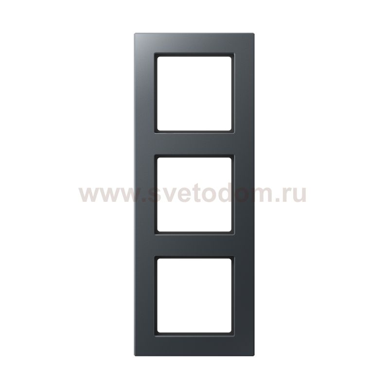 JUNG A сreation Антрацит матовый Рамка 3-я (AC583BFANM)