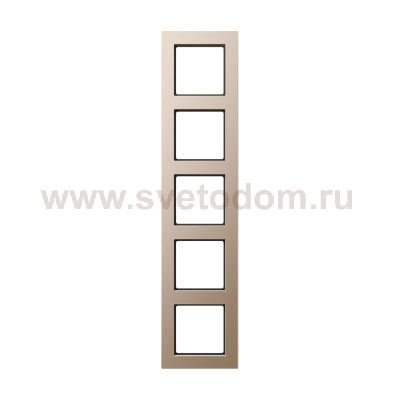 JUNG A сreation Шампань Рамка 5-я (AC585CH)