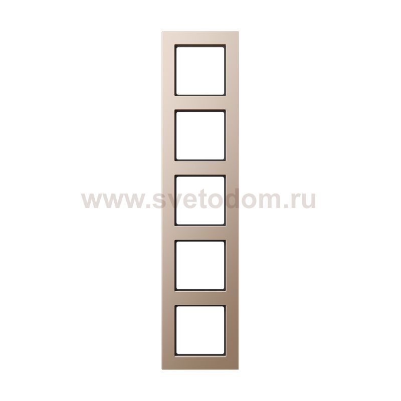 JUNG A сreation Шампань Рамка 5-я (AC585CH)