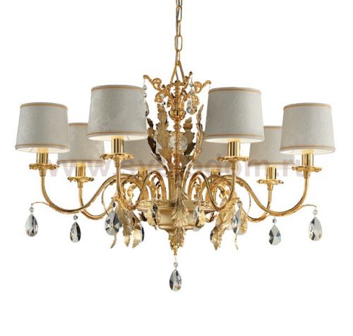 Подвесной светильник Masiero ACANTIA 8 Oro Lucido CR